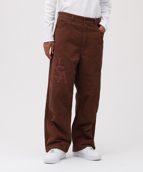 AVIREX(アヴィレックス)の「LEATHER PATCH DUCK DOUBLE KNEE / レザーパッチ ダック ダブルニー / AVIREX / アヴィレックス(その他パンツ・メンズ・ブラック/ブラウン・L/M/XL)」の10枚目の写真