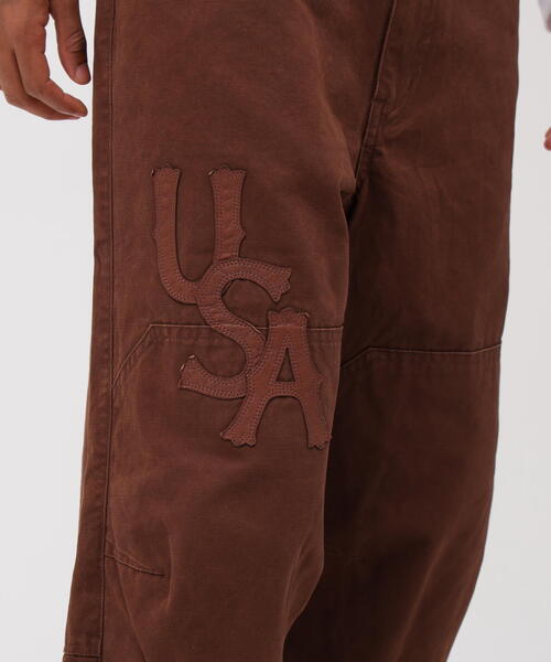 AVIREX(アヴィレックス)の「LEATHER PATCH DUCK DOUBLE KNEE / レザーパッチ ダック ダブルニー / AVIREX / アヴィレックス(その他パンツ・メンズ・ブラック/ブラウン・L/M/XL)」の18枚目の写真