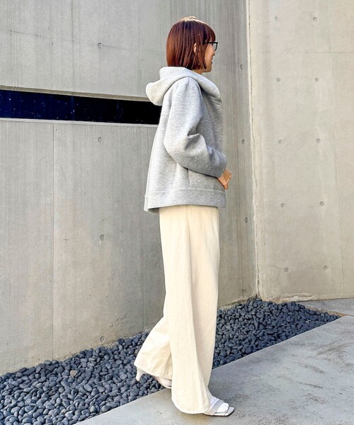 Rie Miller（リエミラー）の「【RM denim】リネン混ラップワイドパンツ（その他パンツ・レディース・キナリ/インディゴブルー・S/L/M）」の11枚目の写真