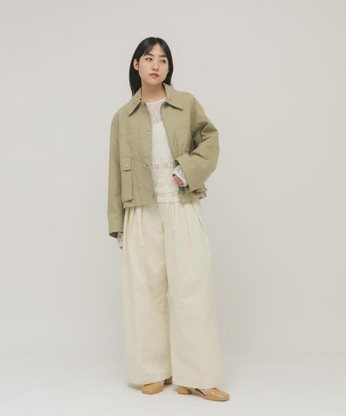 KBF（ケイビーエフ）の「2WAYカラーバルーンブルゾン（ブルゾン・レディース・カーキ/ベージュ系その他/ブラウン・ONE）」の4枚目の写真