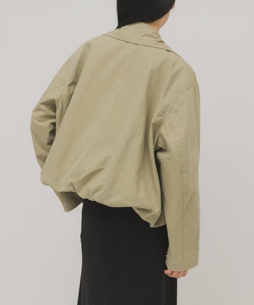 KBF（ケイビーエフ）の「2WAYカラーバルーンブルゾン（ブルゾン・レディース・カーキ/ベージュ系その他/ブラウン・ONE）」の9枚目の写真