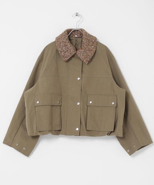 KBF（ケイビーエフ）の「2WAYカラーバルーンブルゾン（ブルゾン・レディース・カーキ/ベージュ系その他/ブラウン・ONE）」の20枚目の写真