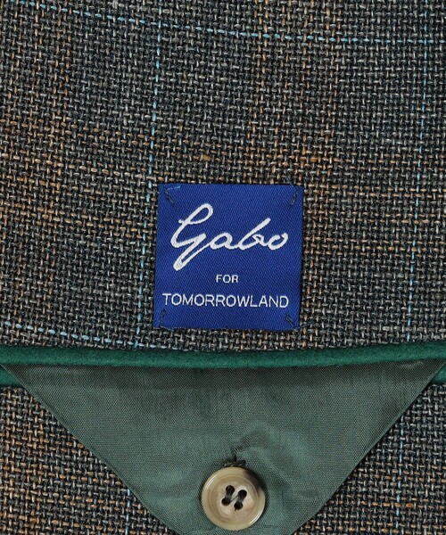 Gabo(ガボ)の「GABO ウールリネン シングルブレステッド2Bジャケット(ダウンジャケット/コート・メンズ・カーキ・46/48)」の11枚目の写真
