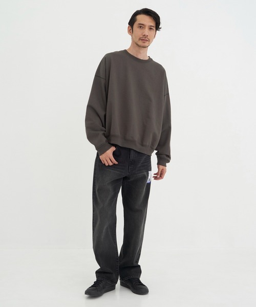 In・stru(men-tal).(インストルメンタル)の「【Maison MIHARAYASUHIRO / メゾンミハラヤスヒロ】HARD WASHED SELVAGE DENIM STRAIGHT PANTS/in・stru(men-tal).(デニムパンツ・メンズ・ブラック/インディゴブルー・44/46)」の10枚目の写真