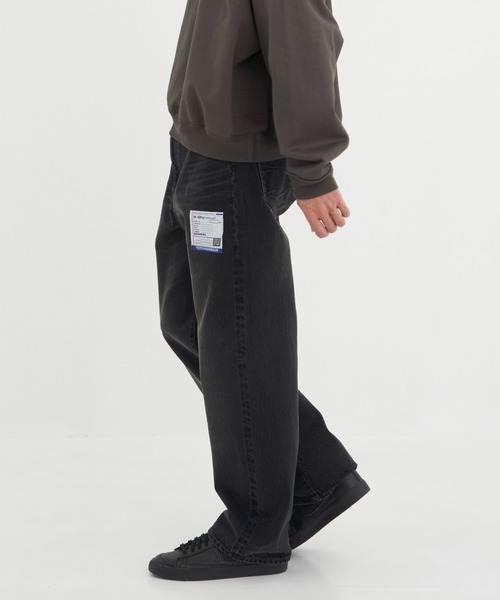 In・stru(men-tal).(インストルメンタル)の「【Maison MIHARAYASUHIRO / メゾンミハラヤスヒロ】HARD WASHED SELVAGE DENIM STRAIGHT PANTS/in・stru(men-tal).(デニムパンツ・メンズ・ブラック/インディゴブルー・44/46)」の9枚目の写真