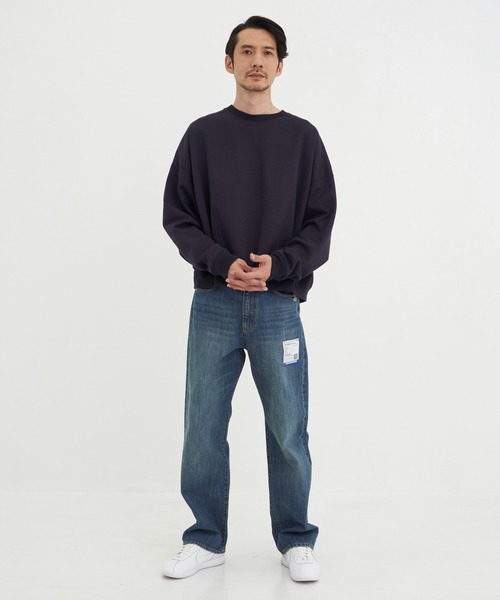 In・stru(men-tal).(インストルメンタル)の「【Maison MIHARAYASUHIRO / メゾンミハラヤスヒロ】HARD WASHED SELVAGE DENIM STRAIGHT PANTS/in・stru(men-tal).(デニムパンツ・メンズ・ブラック/インディゴブルー・44/46)」の5枚目の写真
