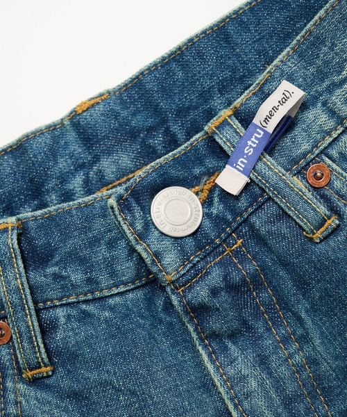 In・stru(men-tal).(インストルメンタル)の「【Maison MIHARAYASUHIRO / メゾンミハラヤスヒロ】HARD WASHED SELVAGE DENIM STRAIGHT PANTS/in・stru(men-tal).(デニムパンツ・メンズ・ブラック/インディゴブルー・44/46)」の14枚目の写真