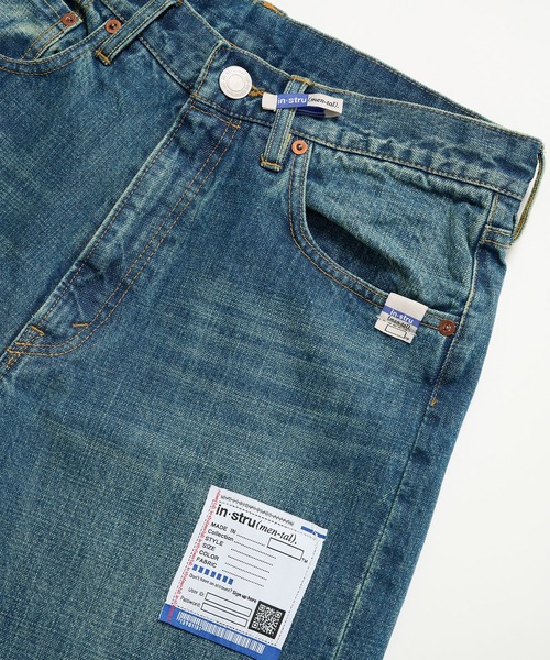 In・stru(men-tal).(インストルメンタル)の「【Maison MIHARAYASUHIRO / メゾンミハラヤスヒロ】HARD WASHED SELVAGE DENIM STRAIGHT PANTS/in・stru(men-tal).(デニムパンツ・メンズ・ブラック/インディゴブルー・44/46)」の16枚目の写真