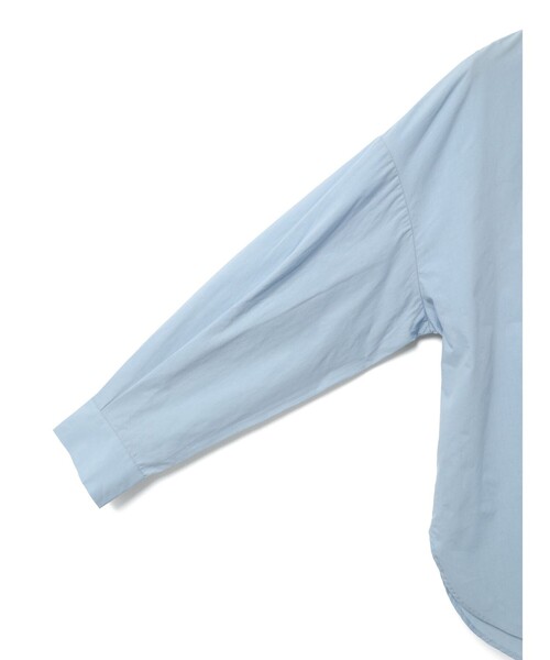 MidiUmi（ミディウミ）の「MidiUmi バンドカラーシャツ（シャツ/ブラウス・レディース・ピンク/サックスブルー/オフホワイト/ネイビー・FREE）」の10枚目の写真