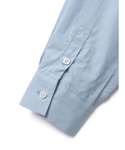 MidiUmi（ミディウミ）の「MidiUmi バンドカラーシャツ（シャツ/ブラウス・レディース・ピンク/サックスブルー/オフホワイト/ネイビー・FREE）」の14枚目の写真