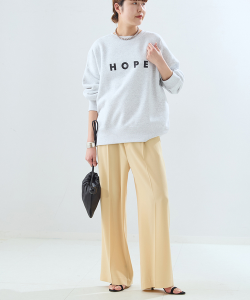 journal standard L'essage（ジャーナルスタンダードレサージュ）の「ジョーゼット タックパンツ（その他パンツ・レディース・ブラック/ブラウン系その他/イエロー・36/38）」の13枚目の写真