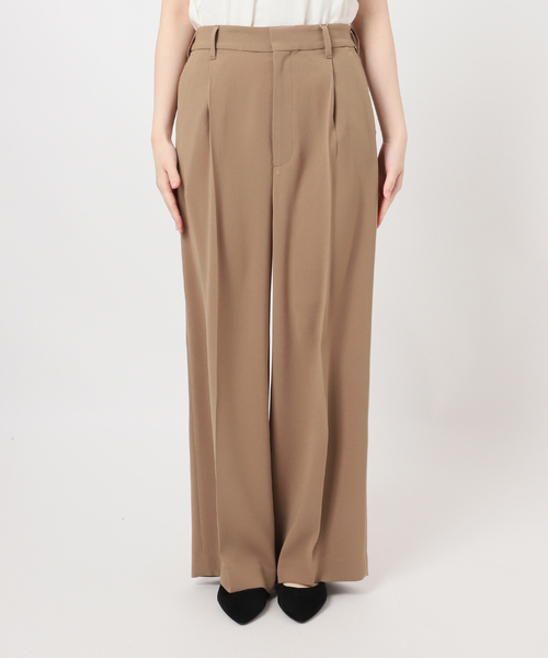 journal standard L'essage（ジャーナルスタンダードレサージュ）の「ジョーゼット タックパンツ（その他パンツ・レディース・ブラック/ブラウン系その他/イエロー・36/38）」の18枚目の写真