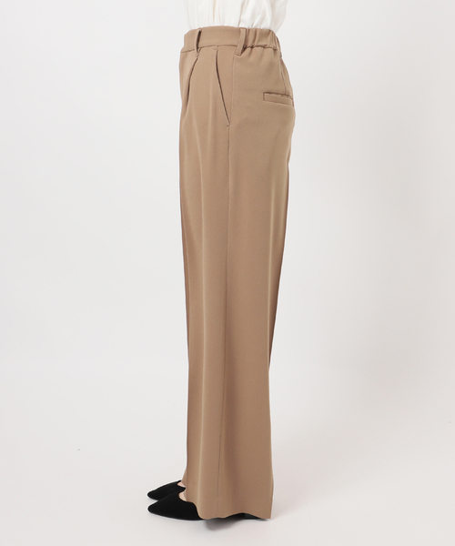 journal standard L'essage（ジャーナルスタンダードレサージュ）の「ジョーゼット タックパンツ（その他パンツ・レディース・ブラック/ブラウン系その他/イエロー・36/38）」の19枚目の写真