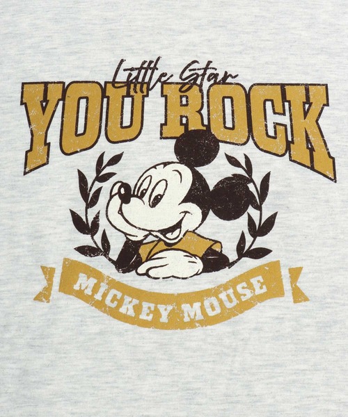 Disney（ディズニー）の「2026SS Disney/ディズニー ミッキー/ミニー オーバーサイズ プリント長袖 ロンT（Tシャツ/カットソー・レディース・グリーン/ベージュ/グレー/アッシュグレー・L/M）」の19枚目の写真