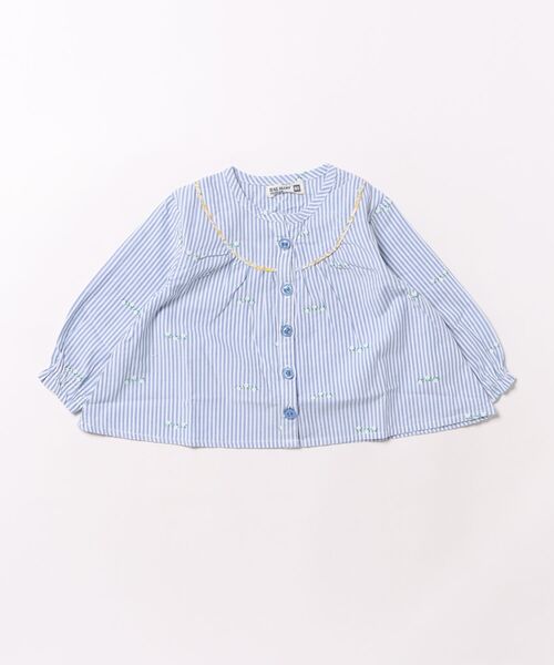 RAGMART（ラグマート）の「フラワープリントブラウス（シャツ/ブラウス・キッズ・ピンク/イエロー/ストライプ・80ｃｍ/90cm/95cm）」の3枚目の写真