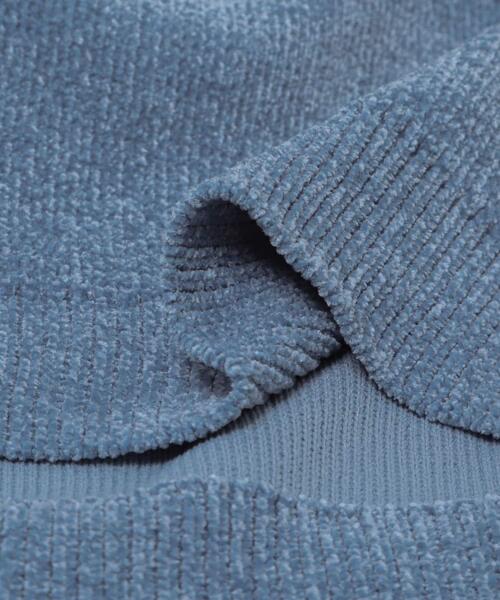 ITEMS URBANRESEARCH(アイテムズ アーバンリサーチ)の「ダブルフェイスシェニールクルーネックニット(ニット/セーター・メンズ・ホワイト/ブラック系その他/グレー系その他/ブルー系その他・MEDIUM/LARGE)」の8枚目の写真