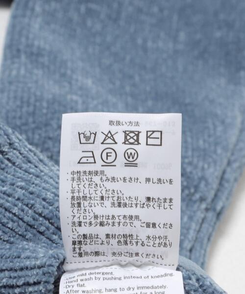 ITEMS URBANRESEARCH(アイテムズ アーバンリサーチ)の「ダブルフェイスシェニールクルーネックニット(ニット/セーター・メンズ・ホワイト/ブラック系その他/グレー系その他/ブルー系その他・MEDIUM/LARGE)」の9枚目の写真