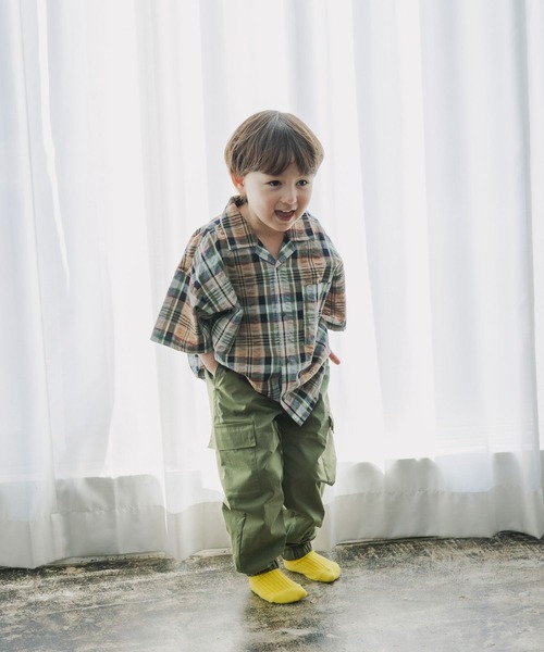 GLOBAL WORK(グローバルワーク)の「スゴラクストレッチカーゴパンツ/T/611230(カーゴパンツ・キッズ・ブラック/カーキ・100cm/110cm/120cm)」の13枚目の写真