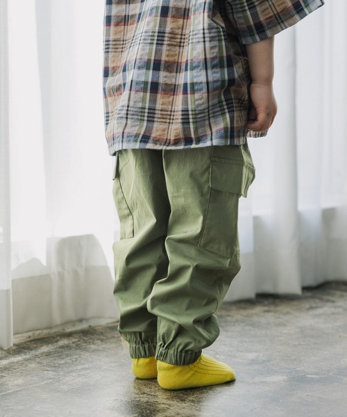 GLOBAL WORK(グローバルワーク)の「スゴラクストレッチカーゴパンツ/T/611230(カーゴパンツ・キッズ・ブラック/カーキ・100cm/110cm/120cm)」の19枚目の写真