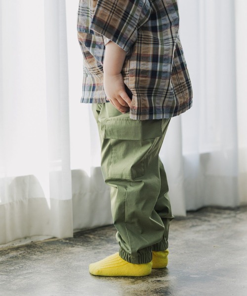 GLOBAL WORK(グローバルワーク)の「スゴラクストレッチカーゴパンツ/T/611230(カーゴパンツ・キッズ・ブラック/カーキ・100cm/110cm/120cm)」の18枚目の写真