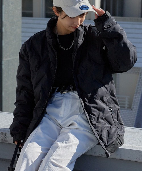 ROOPTOKYO（ループトウキョウ）の「Hibiki-style Basic Down Jacket / 比翼仕立て ベーシック ダウンジャケット（ダウンジャケット/コート・メンズ・ブラック・M/L）」の3枚目の写真