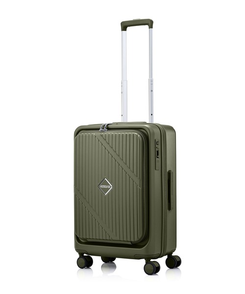 AMERICAN TOURISTER(アメリカンツーリスター)の「アメリカンツーリスター VELOX スピナー61/22 エキスパンダー TSA HW カーキ(スーツケース/キャリーバッグ・レディース・カーキ・M)」の1枚目の写真