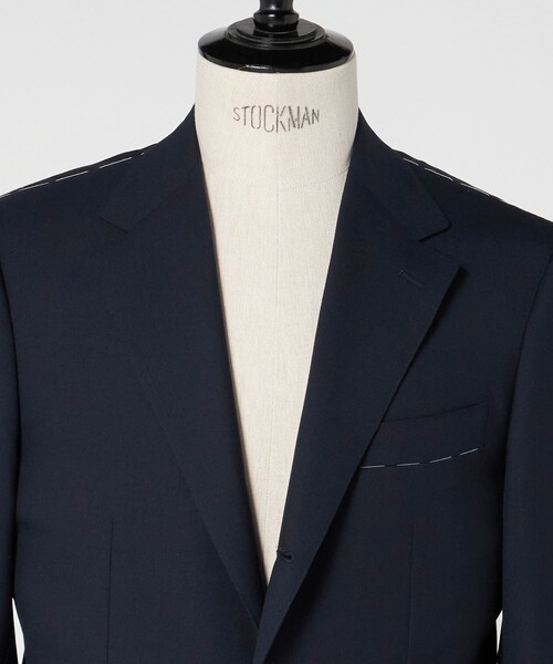 UNITED ARROWS(ユナイテッドアローズ)の「Vitale Barberis Canonico シングル 3ボタンスーツ MC―MODEL(セットアップ・メンズ・ダークブラウン/ネイビー・46/48/50/44)」の8枚目の写真