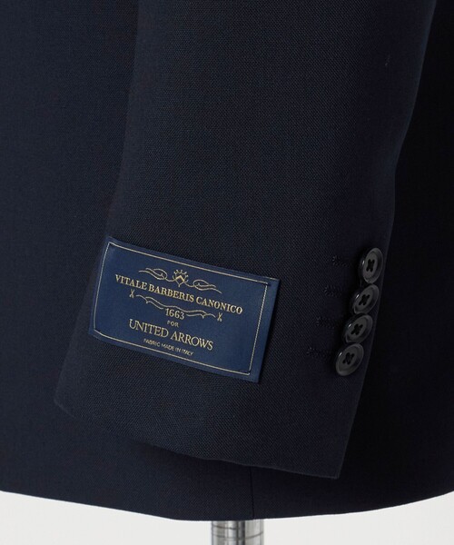 UNITED ARROWS(ユナイテッドアローズ)の「Vitale Barberis Canonico シングル 3ボタンスーツ MC―MODEL(セットアップ・メンズ・ダークブラウン/ネイビー・46/48/50/44)」の9枚目の写真