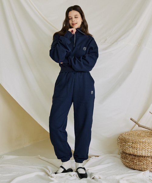 5OML(オーオーエムエル)の「ハイネックハーフジップスウェットシャツ(ネイビー)(その他トップス・レディース・その他・L/M)」の3枚目の写真