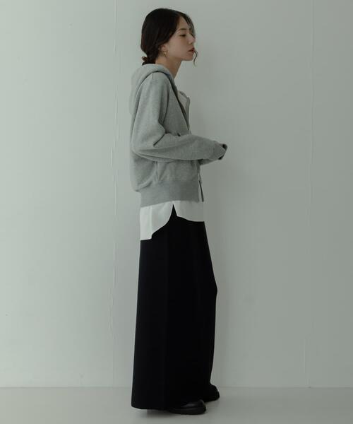 URBAN RESEARCH Sonny Label（アーバンリサーチサニーレーベル）の「カットジョーゼットプルオーバー（Tシャツ/カットソー・レディース・グレー系その他/オフホワイト/ブラック・FREE）」の9枚目の写真