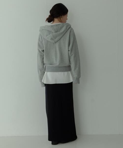 URBAN RESEARCH Sonny Label（アーバンリサーチサニーレーベル）の「カットジョーゼットプルオーバー（Tシャツ/カットソー・レディース・グレー系その他/オフホワイト/ブラック・FREE）」の10枚目の写真