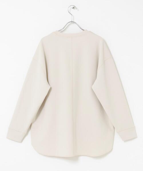 URBAN RESEARCH Sonny Label（アーバンリサーチサニーレーベル）の「カットジョーゼットプルオーバー（Tシャツ/カットソー・レディース・グレー系その他/オフホワイト/ブラック・FREE）」の21枚目の写真