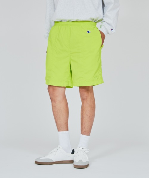 Champion(チャンピオン)の「【Champion/チャンピオン】メンズ アクションスタイル ショーツ(その他パンツ・メンズ・ピンク系その他2/ブラック/ネイビー/ライトパープル/ライム/グリーン系2・X-LARGE/LARGE/MEDIUM)」の3枚目の写真