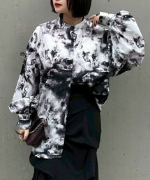 Mavie..7 | 【Mavie..7】前後2WAYバンドカラーシャツ(シャツ/ブラウス)