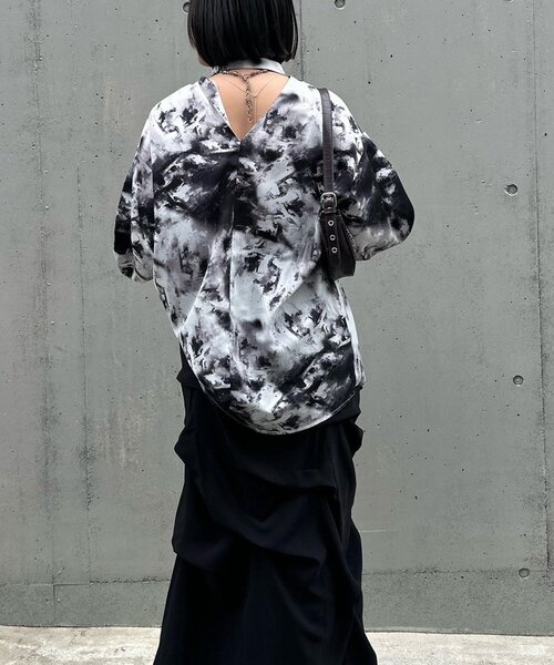 Mavie..7（メヴィセットゥ）の「【Mavie..7】前後2WAYバンドカラーシャツ（シャツ/ブラウス・レディース・オフホワイト/ブラック/その他1・FREE）」の8枚目の写真