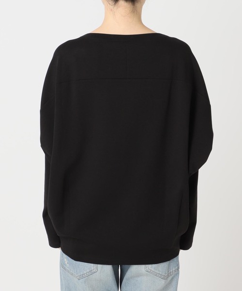 FRAMeWORK（フレームワーク）の「≪一部カラーWEB限定 / 追加≫コクーンプルオーバー（Tシャツ/カットソー・レディース・ホワイト/ブラック/チャコールグレー/グレー・FREE）」の8枚目の写真