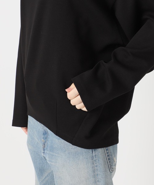 FRAMeWORK（フレームワーク）の「≪一部カラーWEB限定 / 追加≫コクーンプルオーバー（Tシャツ/カットソー・レディース・ホワイト/ブラック/チャコールグレー/グレー・FREE）」の5枚目の写真