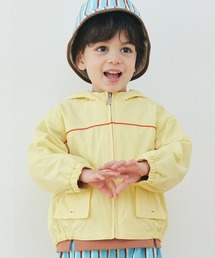 moimoln（モイモルン）の「カラーラインフード付きウィンドブレーカー（ナイロンジャケット）」