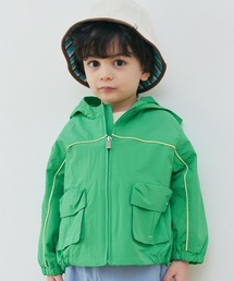 moimoln（モイモルン）の「カラーラインフード付きウィンドブレーカー（ナイロンジャケット）」