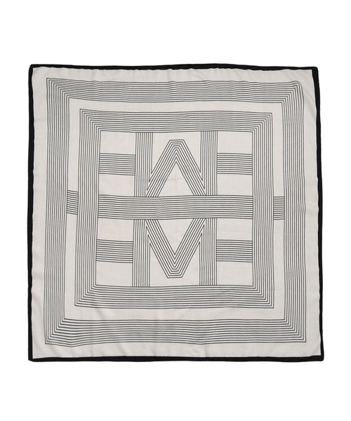 KOBE LETTUCE（コウベレタス）の「大判ウールタッチスカーフ（バンダナ/スカーフ・レディース・ブラウン/ブルー/アイボリー・FREE）」の11枚目の写真