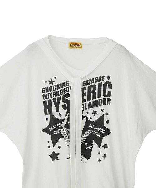 HYSTERIC GLAMOUR（ヒステリックグラマー）の「HG GOOD TIME COMIN Tシャツ（Tシャツ/カットソー・レディース・ブラック/グレー・FREE）」の4枚目の写真