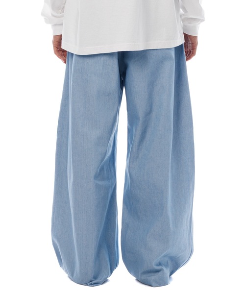 Sandinista(サンディニスタ)の「Light Denim Easy Baggy Pants / 薄手デニムバギーパンツ(その他パンツ・メンズ・ライトブルー・FREE)」の7枚目の写真