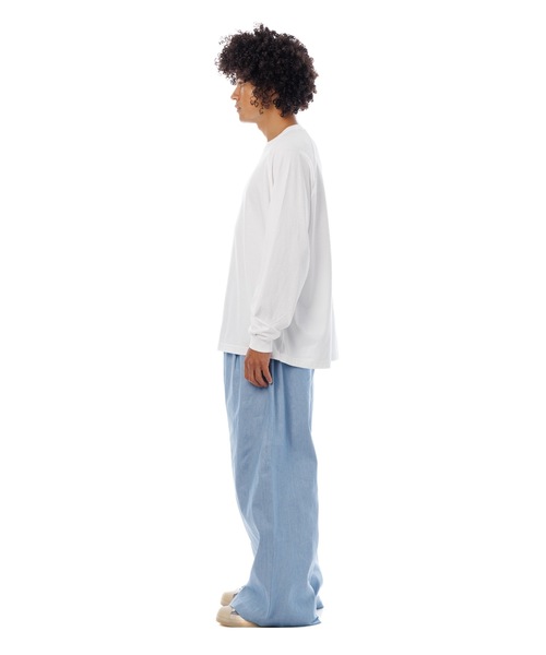 Sandinista(サンディニスタ)の「Light Denim Easy Baggy Pants / 薄手デニムバギーパンツ(その他パンツ・メンズ・ライトブルー・FREE)」の10枚目の写真