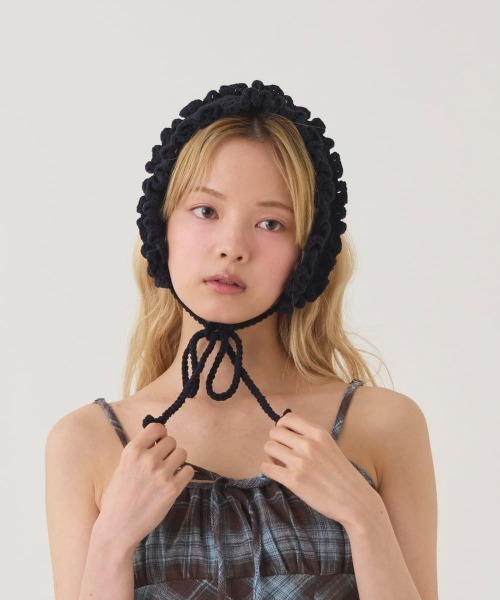 kaorinomori（カオリノモリ）の「kaorinomori  リフィヘアバンド / カオリノモリ（ヘアバンド・レディース・ホワイト/ブラック/ブラウン/ピンク・FREE）」の3枚目の写真