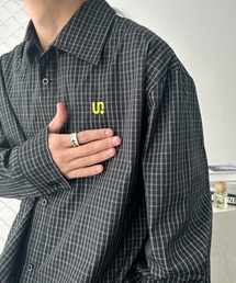 UNDERSTATEMENTs（アンダーステイトメント）の「【ユニセックス】ショート丈ワンポイント刺繍シャツ（シャツ/ブラウス）」