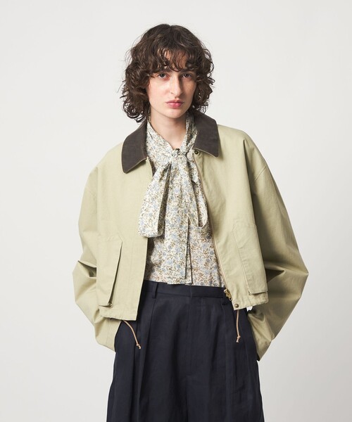 6（ロク）の「＜6(ROKU)＞ブロックメッシュ フリンジ ベスト（その他