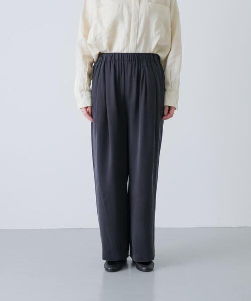 かぐれ（カグレ）の「キュプラストレートパンツ（その他パンツ・レディース・ネイビー/ブラック・FREE）」の9枚目の写真