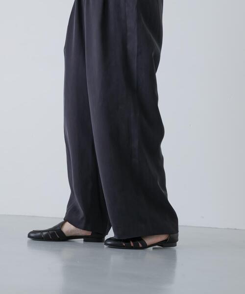 かぐれ（カグレ）の「キュプラストレートパンツ（その他パンツ・レディース・ネイビー/ブラック・FREE）」の14枚目の写真