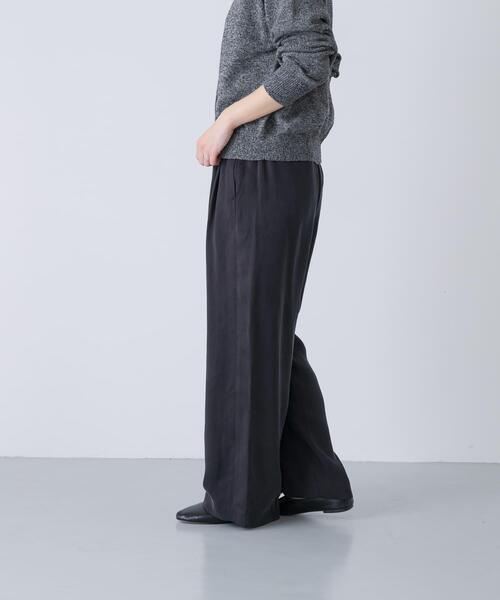 かぐれ（カグレ）の「キュプラストレートパンツ（その他パンツ・レディース・ネイビー/ブラック・FREE）」の20枚目の写真