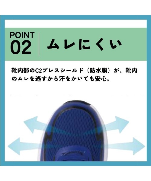 CEDAR CREST(セダークレスト )の「【CEDAR CREST】透湿防水 ジュニアスニーカー(スニーカー・キッズ・ブルー/ミント/ブラック・22.0cm/23.0cm/24.0cm/19.0cm/21.0cm/20.0cm)」の14枚目の写真